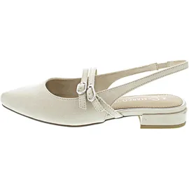 Marco Tozzi Damen Pumps weiches Feel Me Fußbett weiches Innenfutter Vegan Vegan, beige (LT.TAN), 37 EU