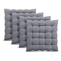 BestLivings Sitzkissen 40 x 40 cm grau 4 St.