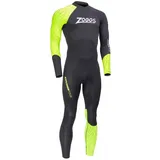 Zoggs Neoprenanzug Explorer Tour Schwarz/Gelb M