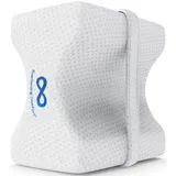 Everlasting Comfort Kniekissen zum Schlafen - Beinkissen stützt Hüfte, unteren Rücken und Knie - Keilkissen für Seitenschläfer