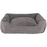 LIONTO Hundebett L 75 x 60 cm grau