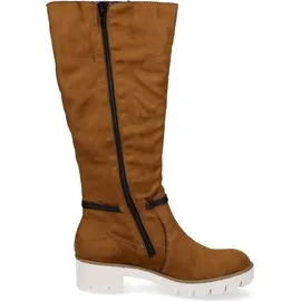 Rieker Damen Winterstiefel X5793, Frauen Stiefel,langschaftstiefel,wasserdicht,Boots,Winterschuhe,uebergangsstiefel,braun (24),38 EU, / 5 UK - 38