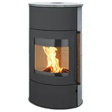 H&M Germany Kaminofen H&M Kaminofen Mango 2.0 gussgrau/Speckstein, 8 kW, Zeitbrand