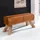 FineBuy Schuhbank 90 x 43 x 90 cm gepolstert / braun