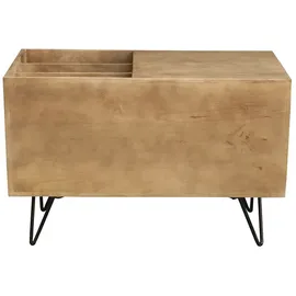 miliboo Boogie 90 x 60 x 45 cm Hellbraun / Schwarz