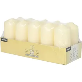 Papstar Stumpenkerze 4 x 9 cm 40 St. creme
