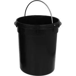 OEM Stahlabfalleimer 3 l Schwarz