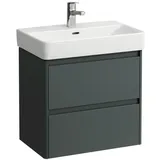 Laufen BASE 2.0 Waschtischunterbau, 2 Schubladen, SoftClose, inklusive Ordnungssystem, zu H818959 572x361x515mm, H4112621082661 57,2x51,5x36,1cm, Verkehrsgrau