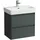 Laufen BASE 2.0 Waschtischunterbau, 2 Schubladen, SoftClose, inklusive Ordnungssystem, zu H818959 572x361x515mm, H4112621082661 57,2x51,5x36,1cm, Verkehrsgrau
