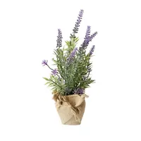 Hti-Living Lavendeltopf 26 cm Kunstpflanze Flora