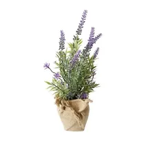 Hti-Living Lavendeltopf 26 cm Kunstpflanze Flora