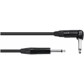 SOMMER CABLE Klinkenkabel 6,3 mono 1x 90° 6m sw Neutrik