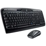 Logitech MK330 Wireless Combo DE - Tastatur & Maus Set - Deutsch - Schwarz