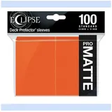 Ultra Pro E-15619 Eclipse Standard Matthüllen, 100 Stück, Pumpkin Orange