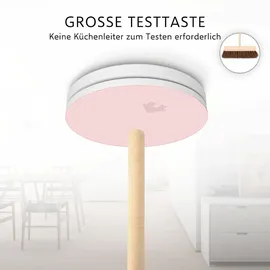 ELRO FS4610 | 3-teiliges Rauchmelder-Set | Dünnster Rauchmelder der Welt | 10 Jahres Batterie | Entspricht der europäischen Norm EN14604 | Weiß