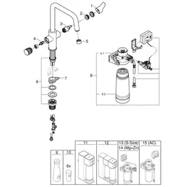Grohe Blue Pure Einhebelmischer Chrom