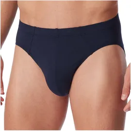SCHIESSER Minislip Uncover Cotton blau M 3er Pack