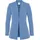 TAMARIS Longblazer TAMARIS, Damen, Gr. 34, blau (hellblau), Web, Obermaterial: 93% Polyester, 7% Elasthan. Futter: 100% Polyester, figurbetont Po-bedeckend, tiefer V-Ausschnitt, Blazer Longblazer, ohne Revers mit Häkchenverschluss