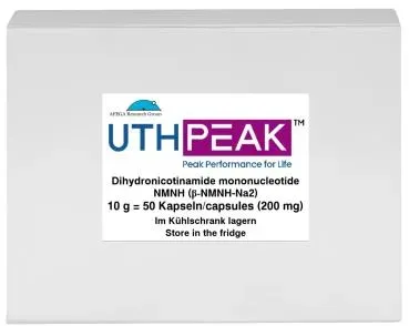 Wirksame(re) Alternative zu NMN: UthPeak®/AFEGA® (NMNH; anstelle von NMN) - 50 Kapseln zu je 200 mg