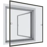 powertec Insektenschutz Fenster 130x150cm anthrazit,