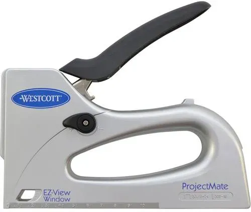 Preisvergleich Produktbild WESTCOTT Handtacker ProjectMate, silber/schwarz