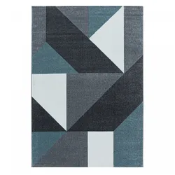 Wunderschöne Kurzflor Teppich, Moderner Designer Teppich rechteckig, Höhe 11 mm