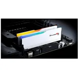 G.SKILL Ripjaws M5 RGB weiß DIMM Kit 32GB DDR5-6000, CL30-40-40-96, on-die ECC (F5-6000J3040F16GX2-RM5RW)