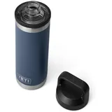 Y by Nordisk YETI Rambler Flasche mit Chug-Verschluss, Navy 18 oz (532 ml)