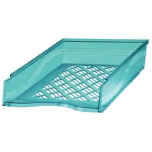 BENE Briefablage blau-transparent DIN A4, 1 St.