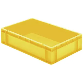 La-Ka-Pe Transport-Stapelkasten B600xT400xH145 mm gelb, geschlossen ohne Griffloch