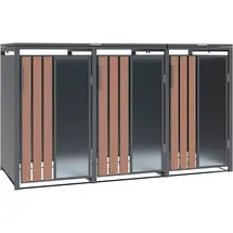 Westmann Mülltonnenbox Status 198 x 80 x 116 cm anthrazit