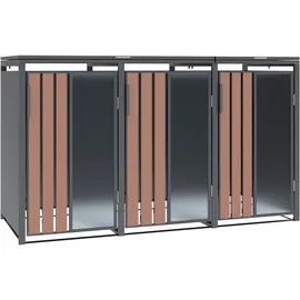 Westmann Mülltonnenbox Status 198 x 80 x 116 cm anthrazit