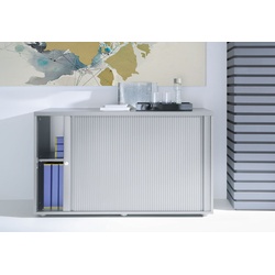 Abschließbares Sideboard Büro Rollladen Stand