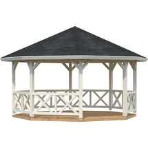 Palmako Holzpavillon "Betty", transparent, B/H/T: 551cm x 346cm x 551cm, Pavillons, BxT: 551x551 cm, transparent