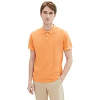 Tom Tailor Poloshirt, mit Logo Stickerei, orange