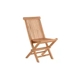 Möbilia Möbilia® Gartenstuhl, 2er-Set, Teak klappbar