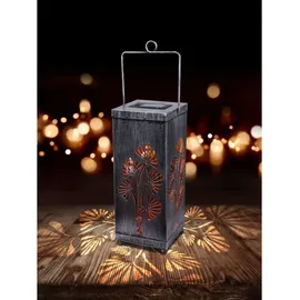 GLOBO Solarleuchte Metall 26,8 cm 1Xled silber