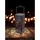 GLOBO Solarleuchte Metall 26,8 cm 1Xled silber