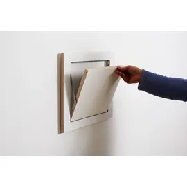 Ambivalenz Fläpps Regal Wandregal 40 x 40 cm Weiß