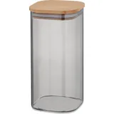 Kela Vorratsdose Nea Glas hellgrau 10,0x10,0x20,0cm 1,25l