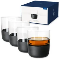 Villeroy & Boch Manufacture Rock Whiskyglas Set 4-tlg. 0,25 l