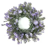 Agger Dekokranz 35 cm Frühlingskranz für die Haustür,künstlicher Blumenkranz, Sommerkranz, für Hochzeit Party Zuhause Wand Kamin
