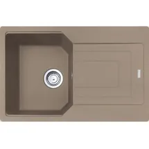 Franke Fragranitspüle UBG 611-78 Cashmere Drehknopf Edelstahl