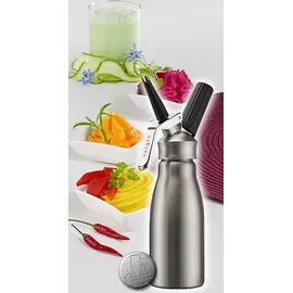 KAYSER Sahnespender-Flasche Inox 1 l Weiß