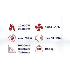 WDH Elektroheizer WDH-IFH20 (20kW)