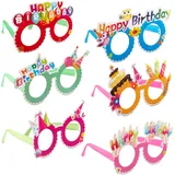 Relaxdays Partybrillen Happy Birthday Unisex Einheitsgröße