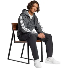 adidas Essentials 3-Streifen Sweatjacke Herren Dark Grey Heather/Black XL