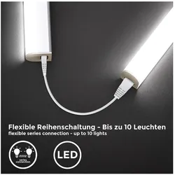 LED Unterbauleuchte, weiß, LED/4W, 2er-Set
