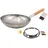 Grillfürst Wok Ø 30 cm Edelstahl weiß