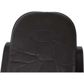 Mendler Schaukelstuhl M41 Patchworkleder 55 x 90 x 55 cm Braun